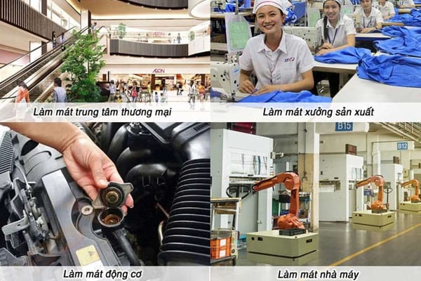 Các ứng dụng phổ biến của hệ thống làm mát trong đời sống