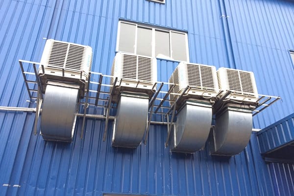 Công suất máy không phù hợp với diện tích nhà xưởng là nguyên nhân khiến máy làm mát nhà xưởng không đủ mạnh
